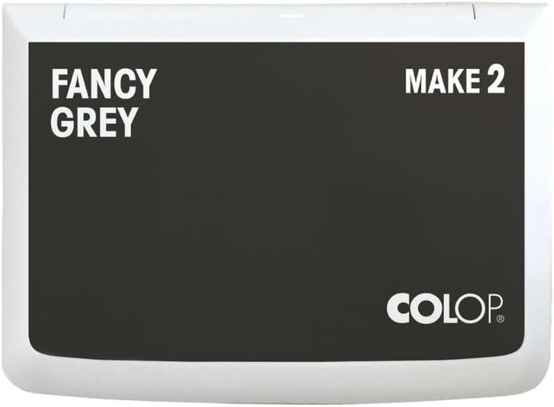 Colop Make Series, Ink Stamp Pads, with Non-Toxic Premium Ink, Water-Based Acid-Free (Fancy Grey, Make 2-2-3/4" x 4-1/4") - Image 1